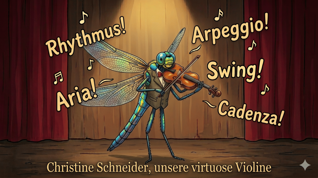 Christine Schneider, unsere virtuose Violine