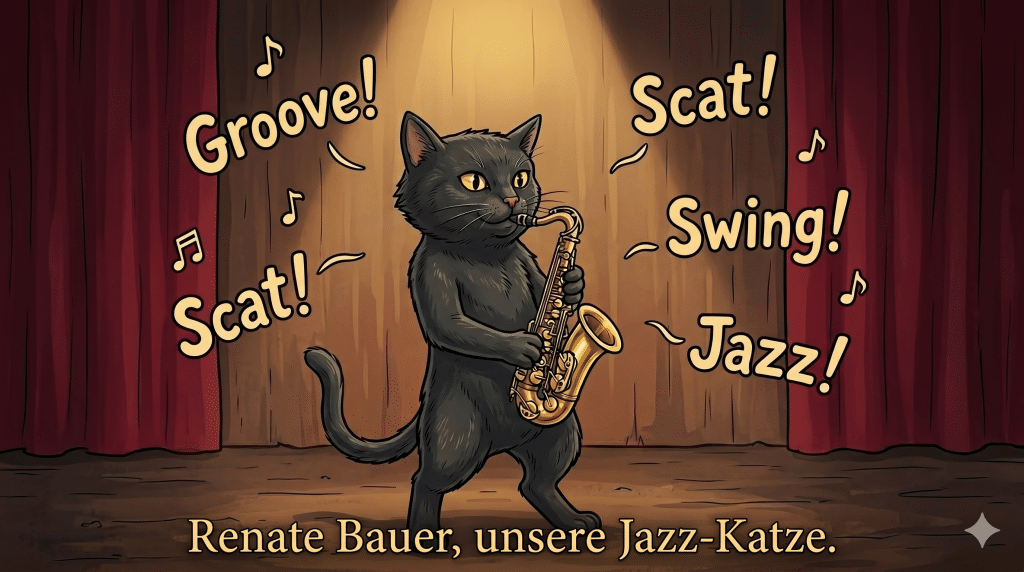 Renate Bauer, unsere Jazz-Katze